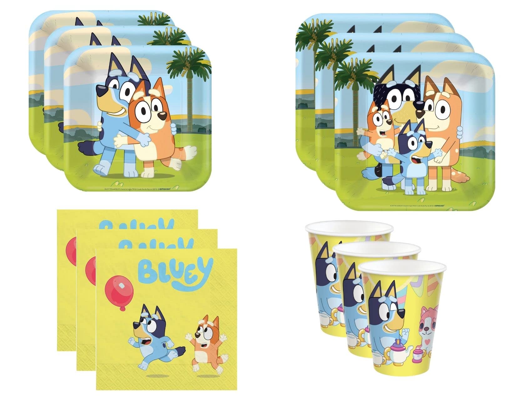 Bluey Party Supplies Pack