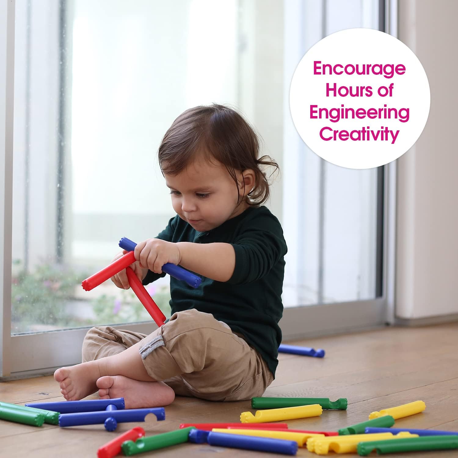 Edushape Sensory Snappy Sticks Baby Toy
