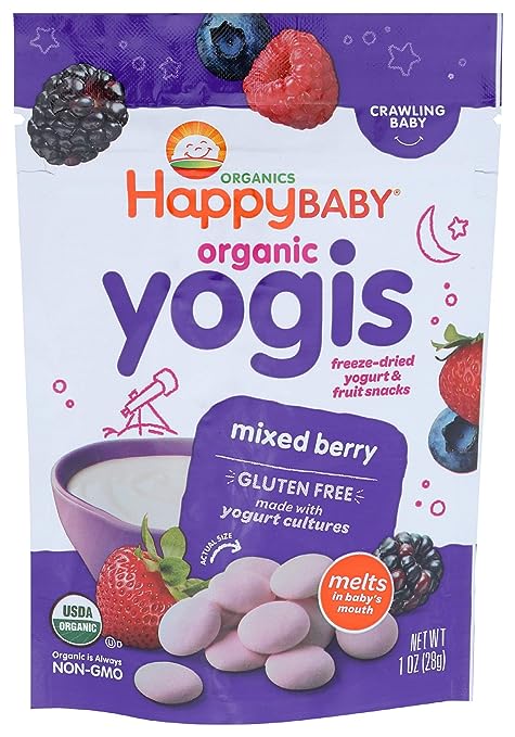 Happy Baby Organic Mixed Berry Yogurt Snacks