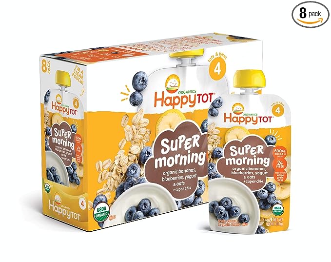 Happy Tot Organics Morning Blueberry Yogurt