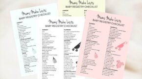 Printable Newborn Baby Checklist