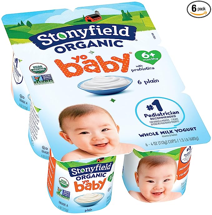 Stonyfield Organic YoBaby Whole Milk Yogurt