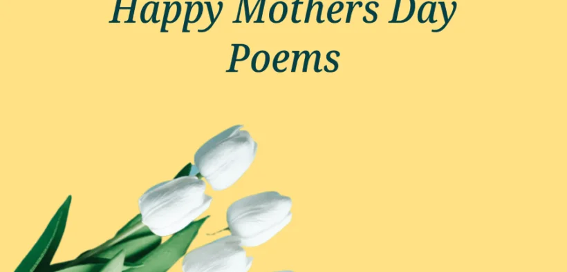 Adorable Mothers Day Poems for Kids