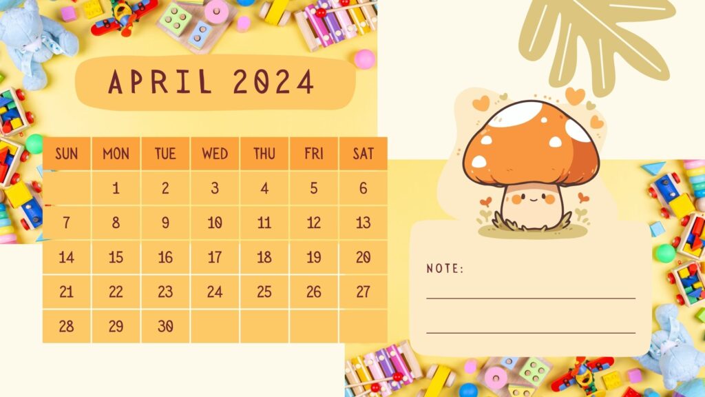A Calendar for The Kids