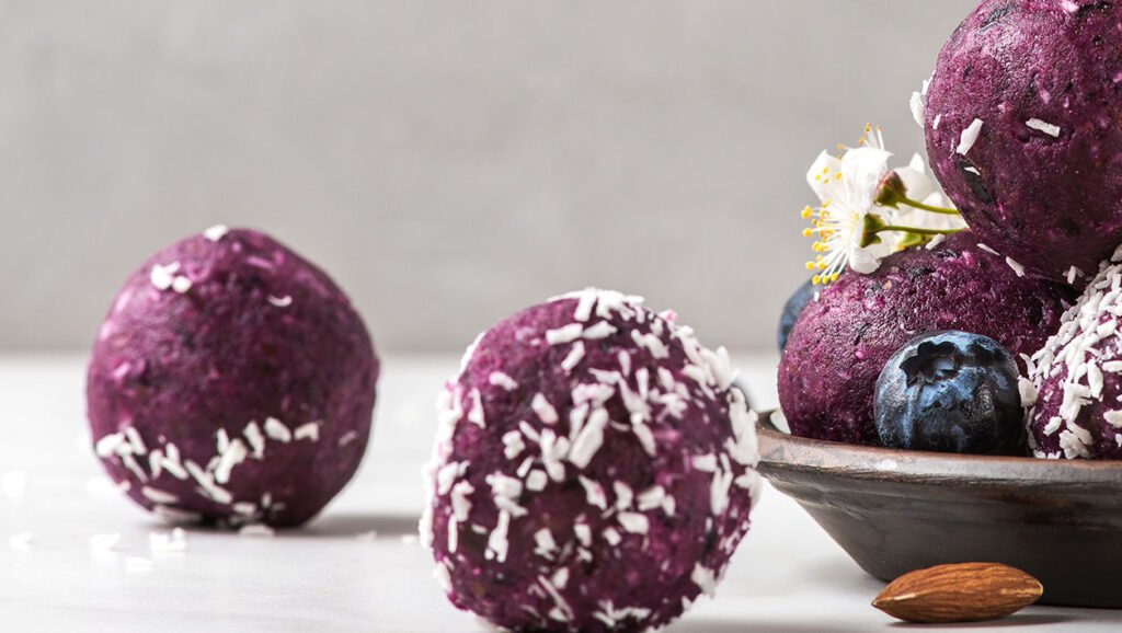 Blueberry Energy Balls