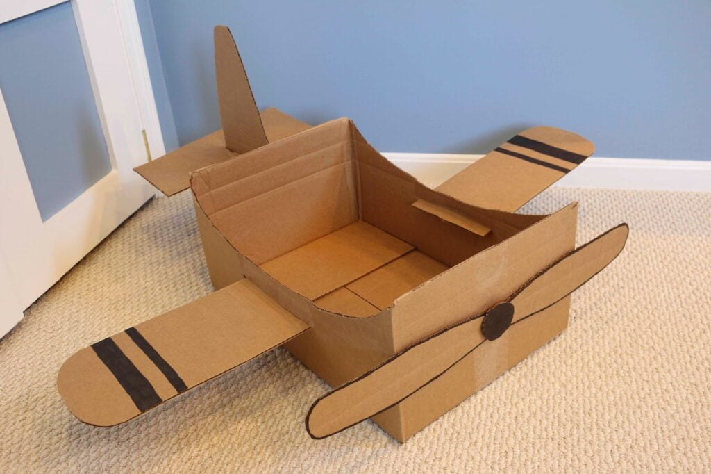 Cardboard Box Airplane