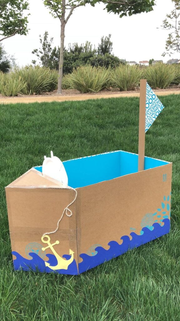 Cardboard Box Boat