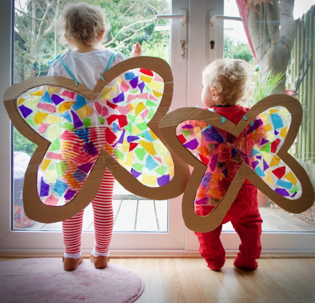 Cardboard Fairy Wings