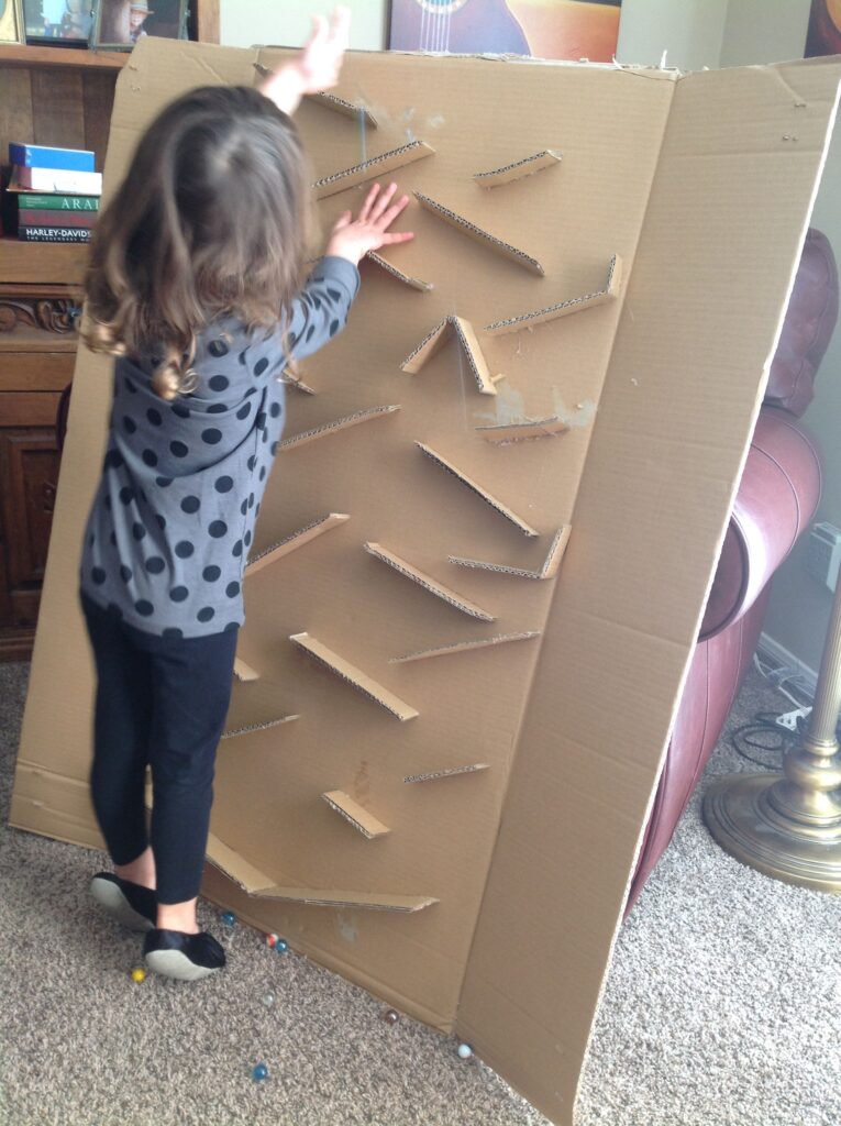 Cardboard Marble Run