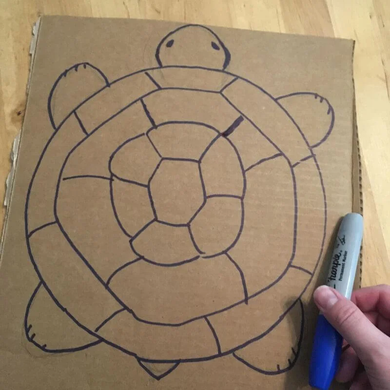 Cardboard Turtle