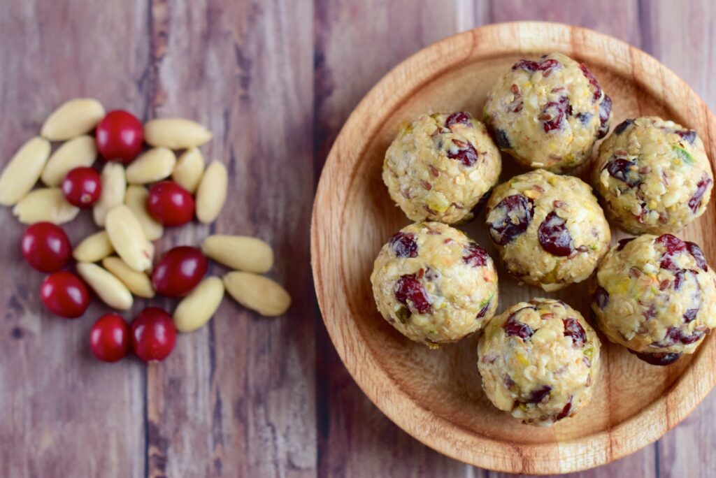 Cranberry Orange Energy Balls