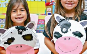 20 Easy Paper Plate Cow Craft