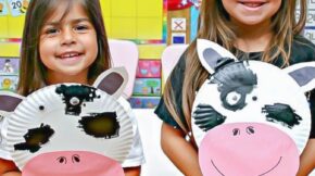 20 Easy Paper Plate Cow Craft