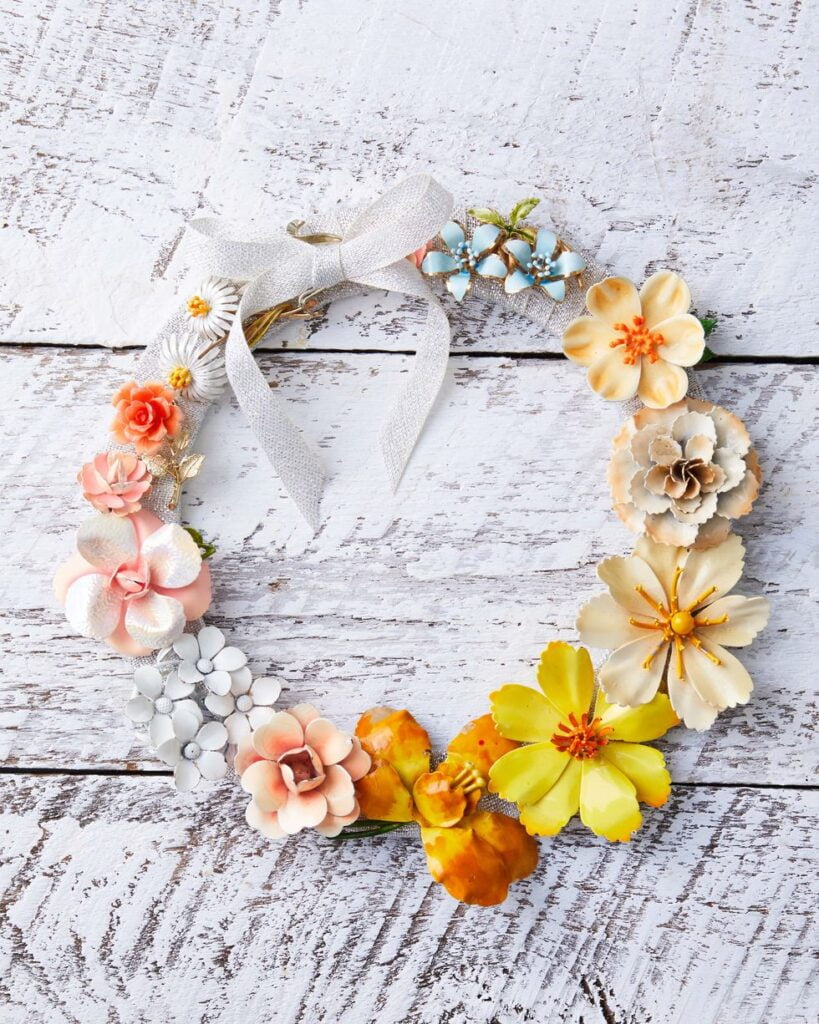 Flower Brooch Wreath