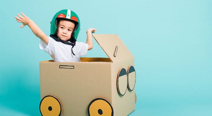 Fun Cardboard Box Ideas and Crafts for Kids