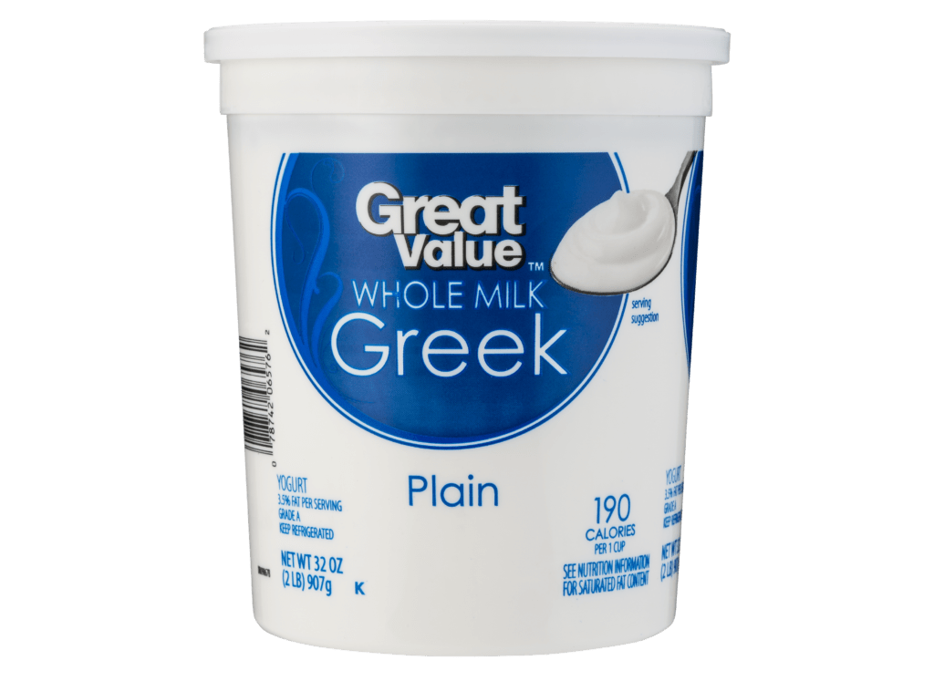 Great Value Whole Milk Plain Yogurt