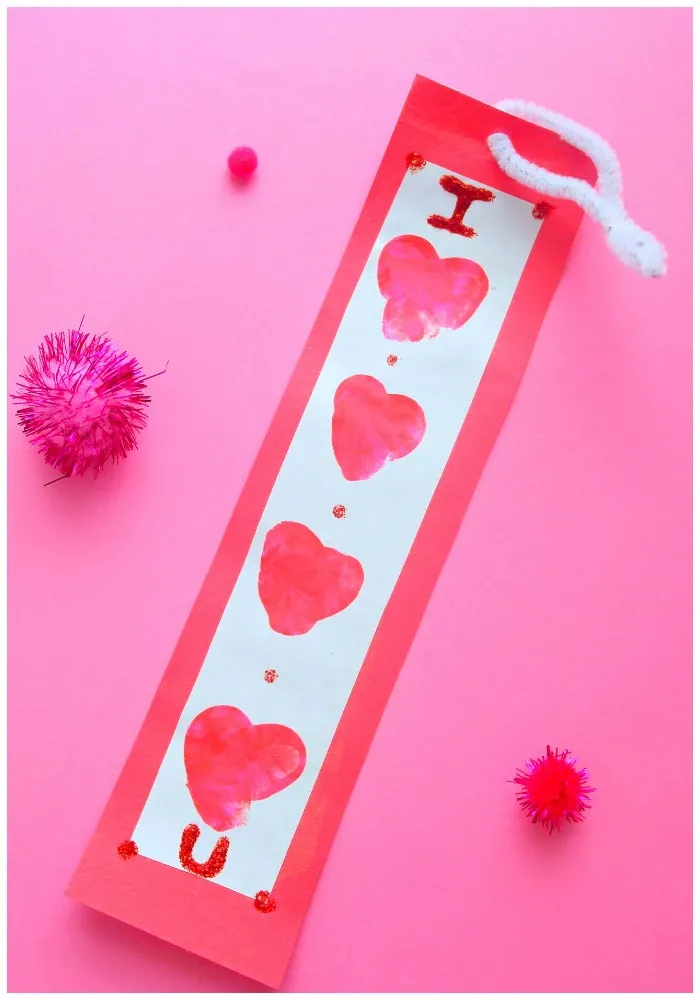 Heart Thumbprint Bookmark