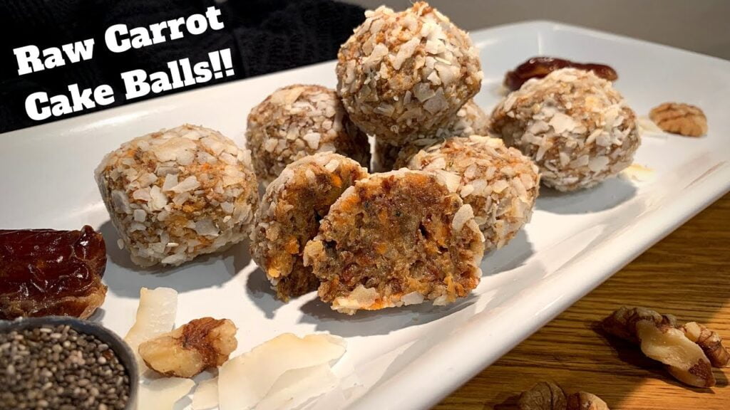 No Bake Carrot Cake Balls