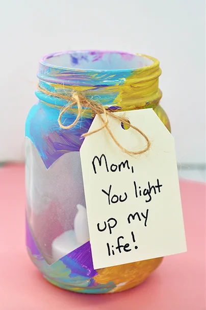 Painted Mason Jar