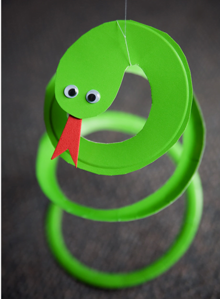 Paper Plate Snake