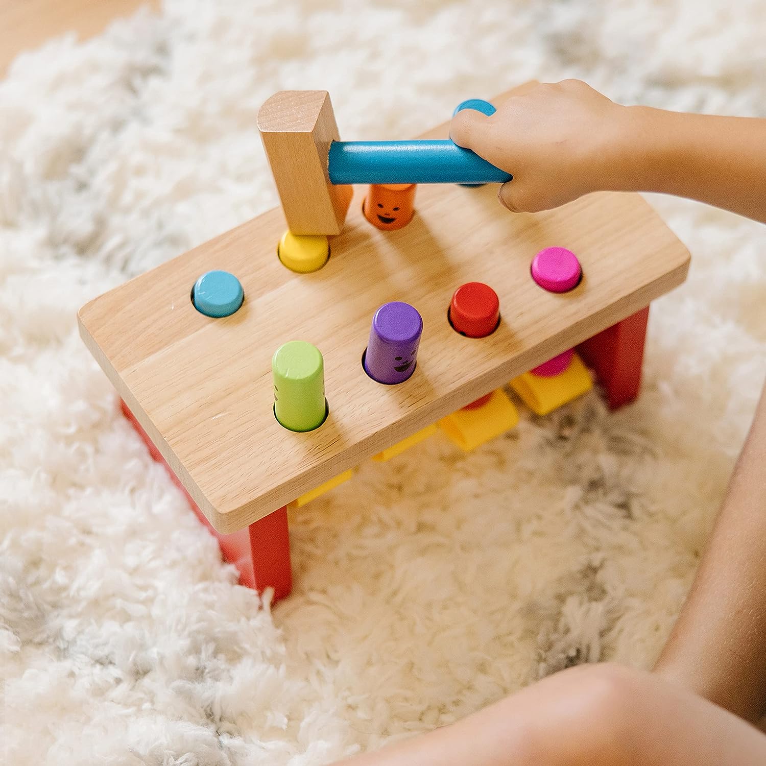 Pounding Bench Wooden Toy