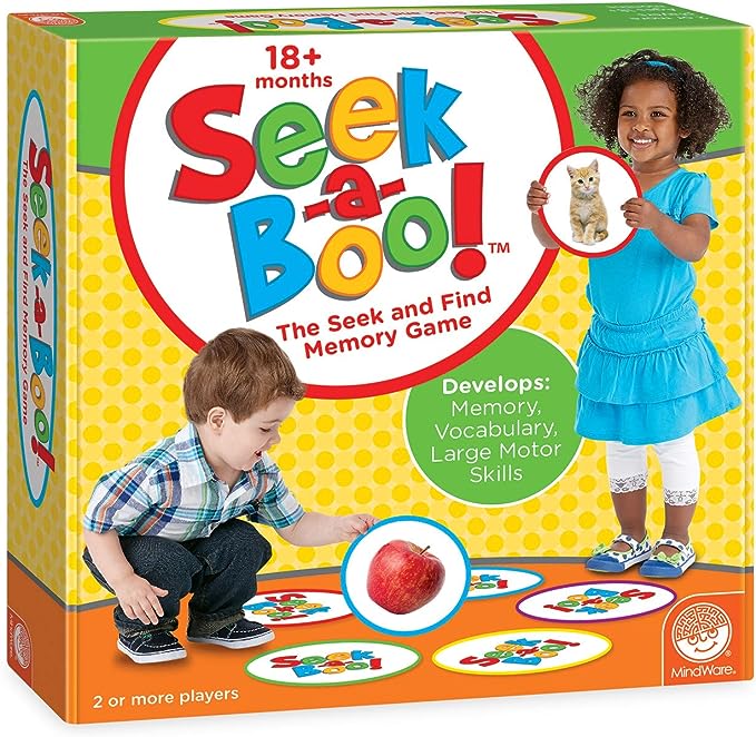 Seek-a-Boo Flash Cards Matching Game