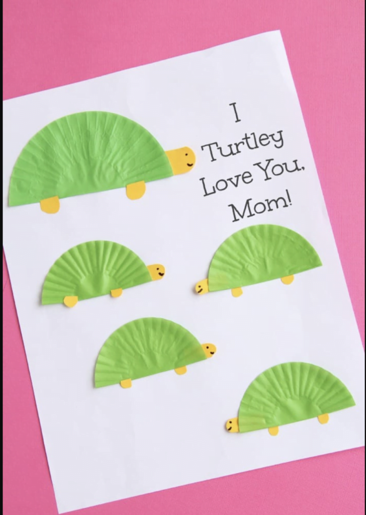 Turtle-Themed Mother's Day Card